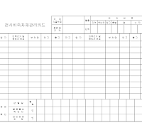 전시비축자재관리카드